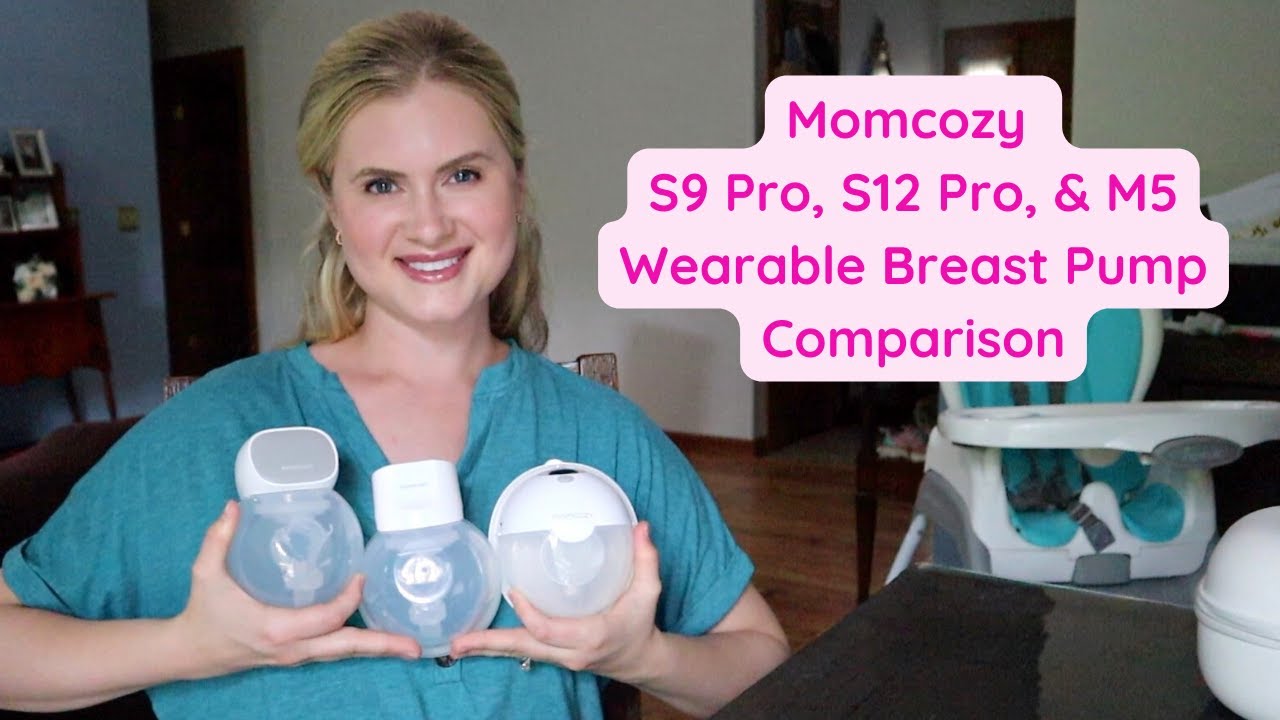 Momcozy S9 Pro, S12 Pro, and M5 Wearable Breast Pumps Comparison - YouTube - Double S9 Pro Wearable Electric Breast Pump