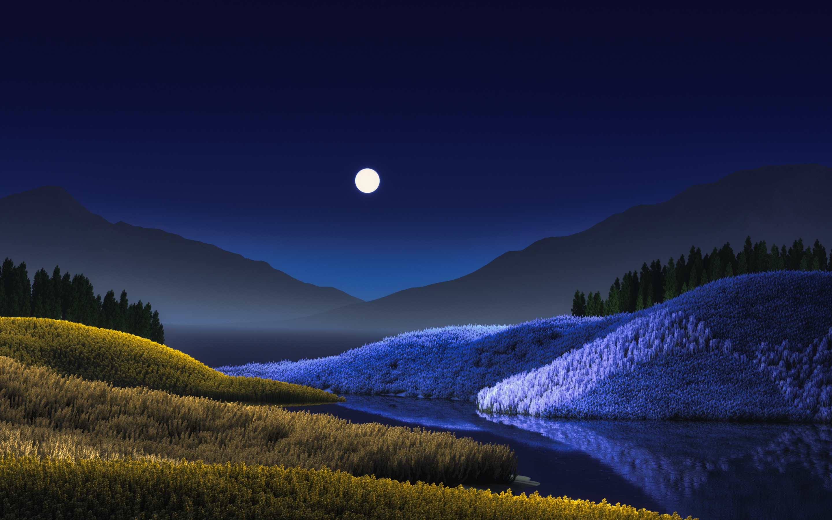Moonlight Night Wallpaper Hd - Night Time Gloves For Dry Hands