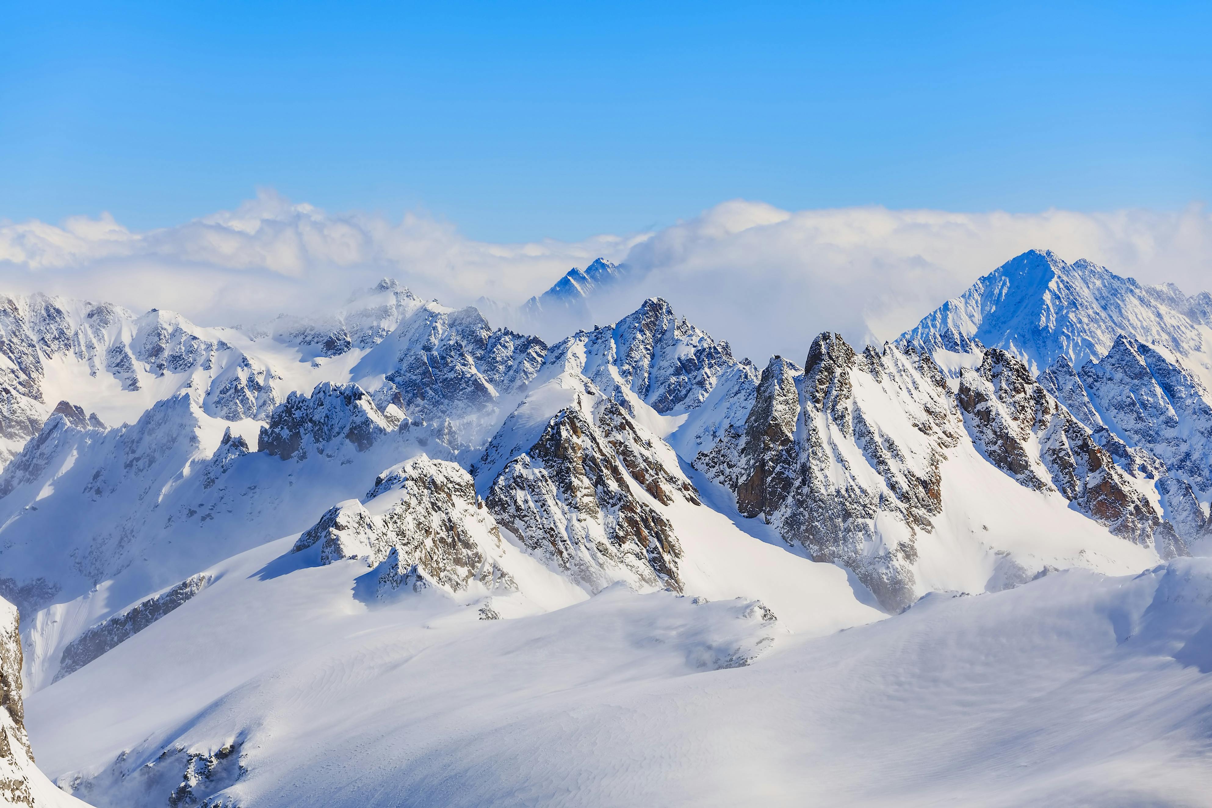 Mountain Ranges Covered in Snow · Free Stock Photo - Mountain Billy Gunn Lab Goat 15