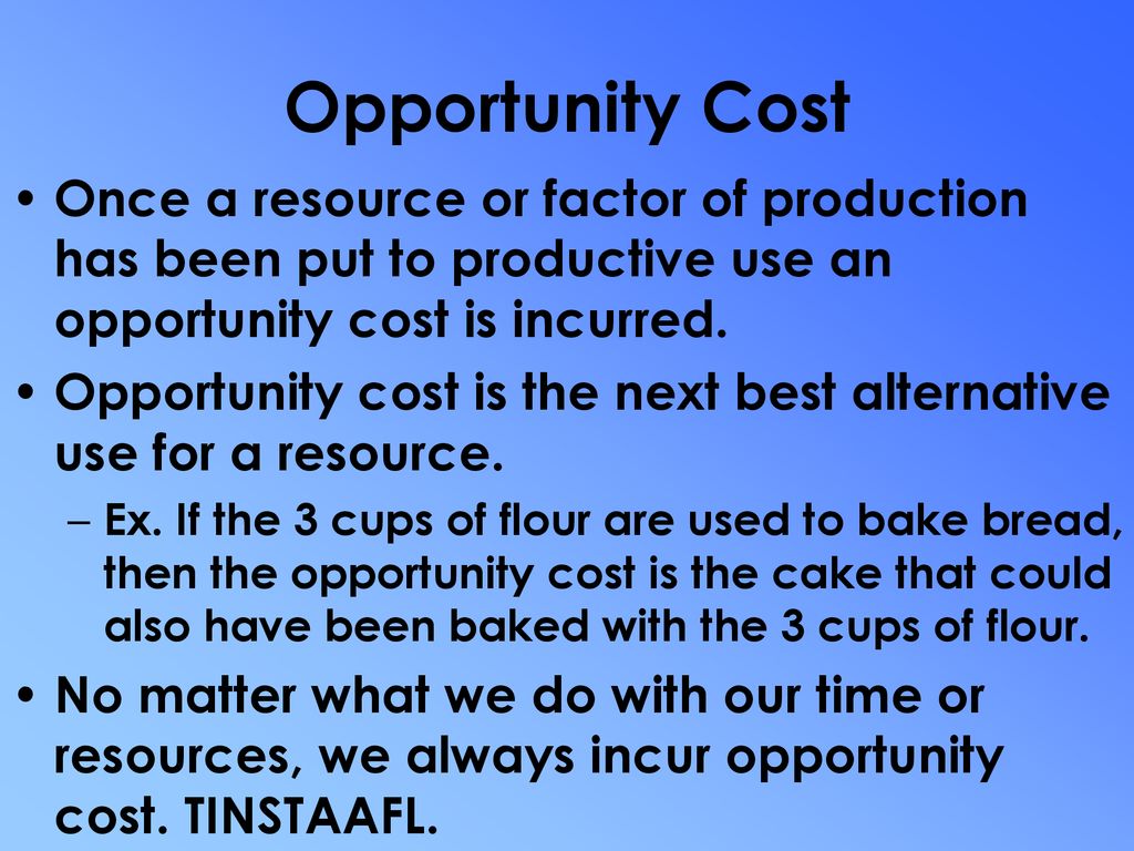Mr. Mayer AP Macroeconomics - ppt download - Demonstrating Opportunity Cost Is Done Through Production