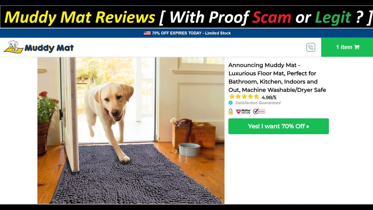 Muddy Mat Reviews [ With Proof Scam or Legit ? ] Muddy Mat ! Muddy-Mat - Muddy Mat Buy Two Get One Free