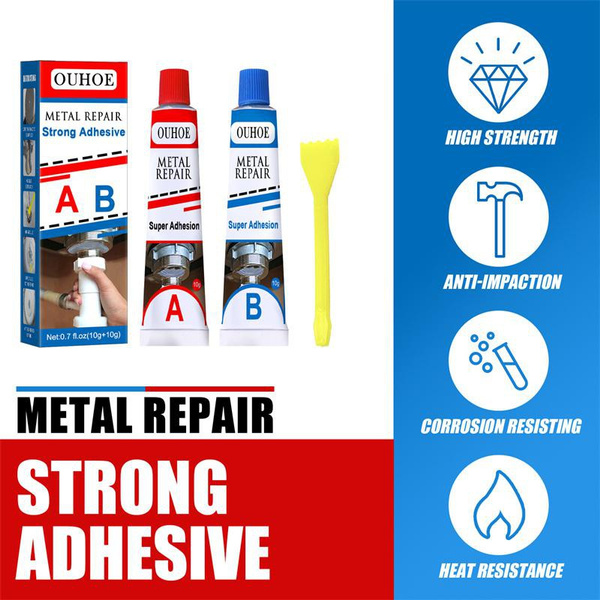 Multi-Purpose Repair Glue,A B Repair Glue Casting Repair Glue for Metal - Repairing Composite Materials Using Glue Injection
