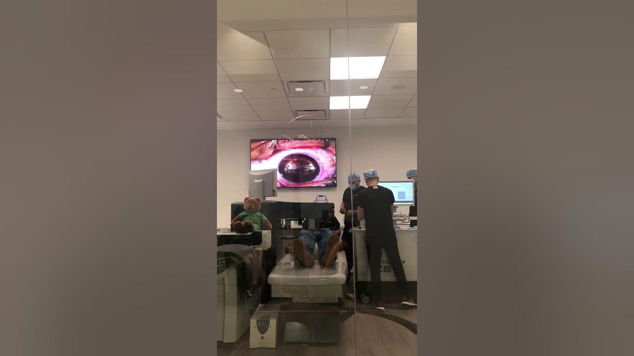MY HUSBAND GETTING LASIK EYE PROCEDURE @NVISION EYE CENTER NEWPORT - Nvision Eye Centers - Lasik Newport Beach