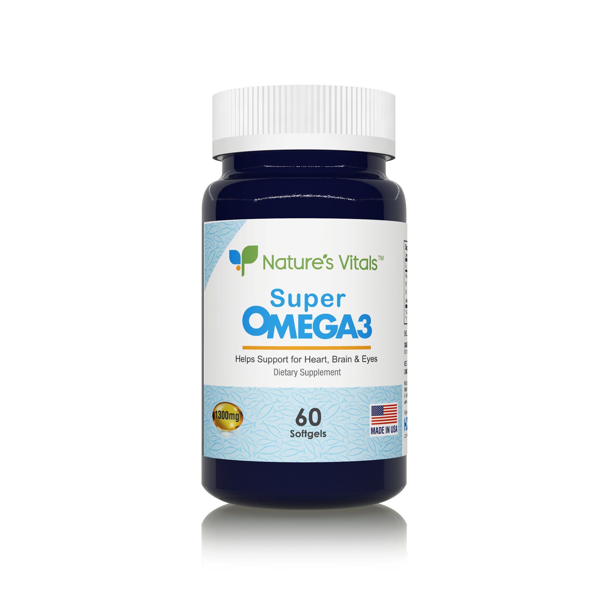 Nature's Vitals - Viva Naturals Omega 3 Fish Oil