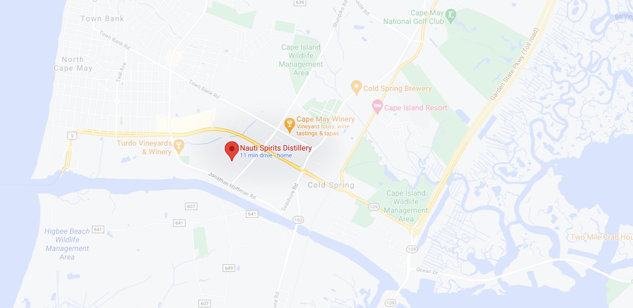 Nauti Spirits | Farm To Bottle Distillery | Vodka, Rum, Gin and Whiskey - Nauti Spirits Distillery Shunpike Road Cape May Nj