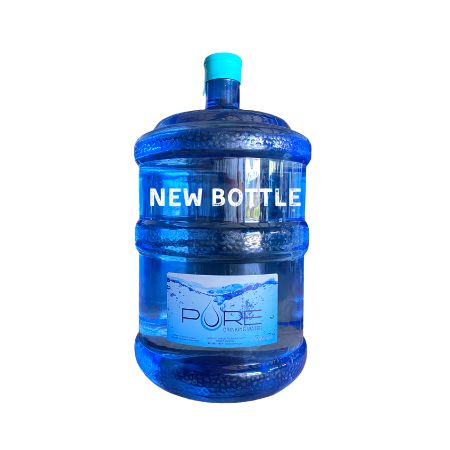 NEW 5-gallon bottle - Pure Drinking Water & Ice - Stand For 5 Gallon Water Bottle