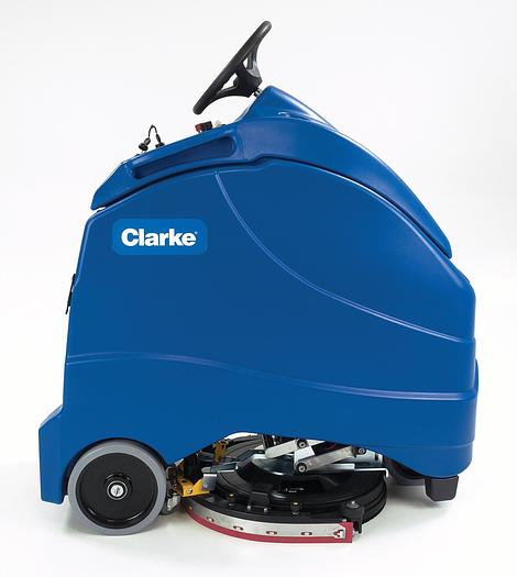 New Clarke SA40 Stand-On Floor Scrubber (20" Disc - 208 Ah Batteries - Windsor Mill Md To Baltimore Md