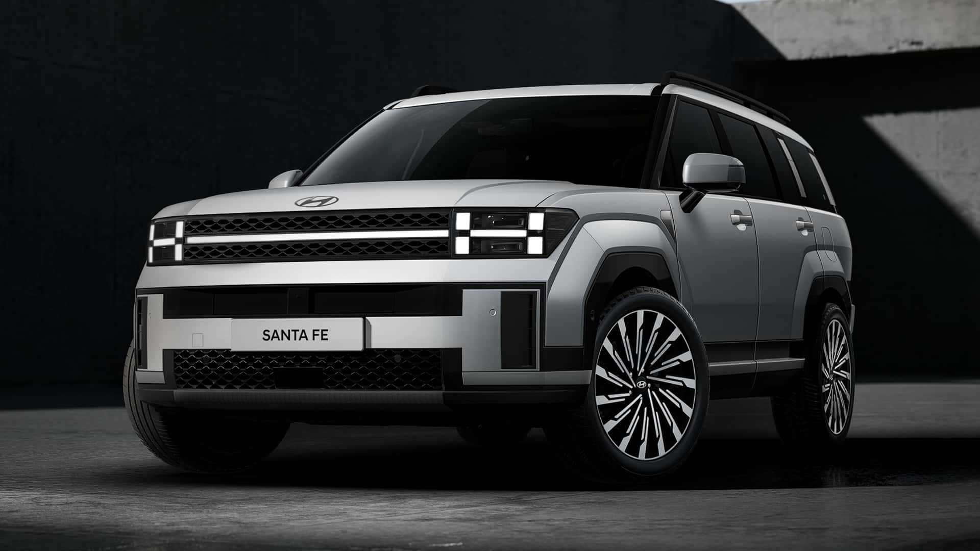 Next-Gen 2024 Hyundai Santa Fe Debuts Fully On August 10 - Hyundai Santa Fe Roof Cross Bars