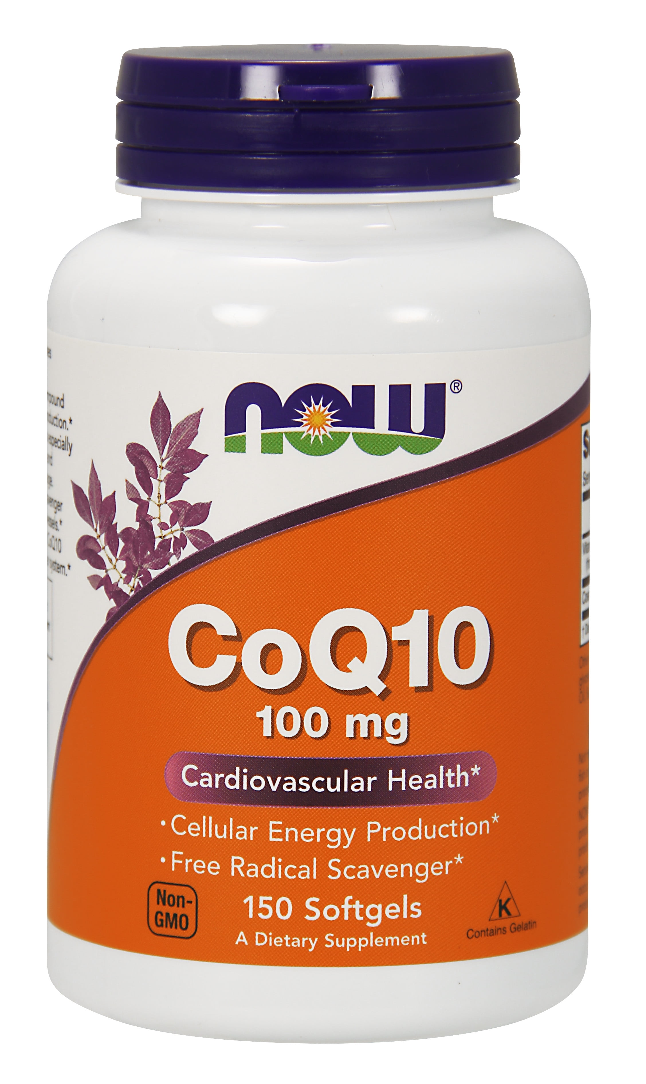 NOW Supplements, CoQ10 (Coenzyme Q10) 100 mg, Cardiovascular Health - Coq10 Vs Fish Oil For Cholesterol