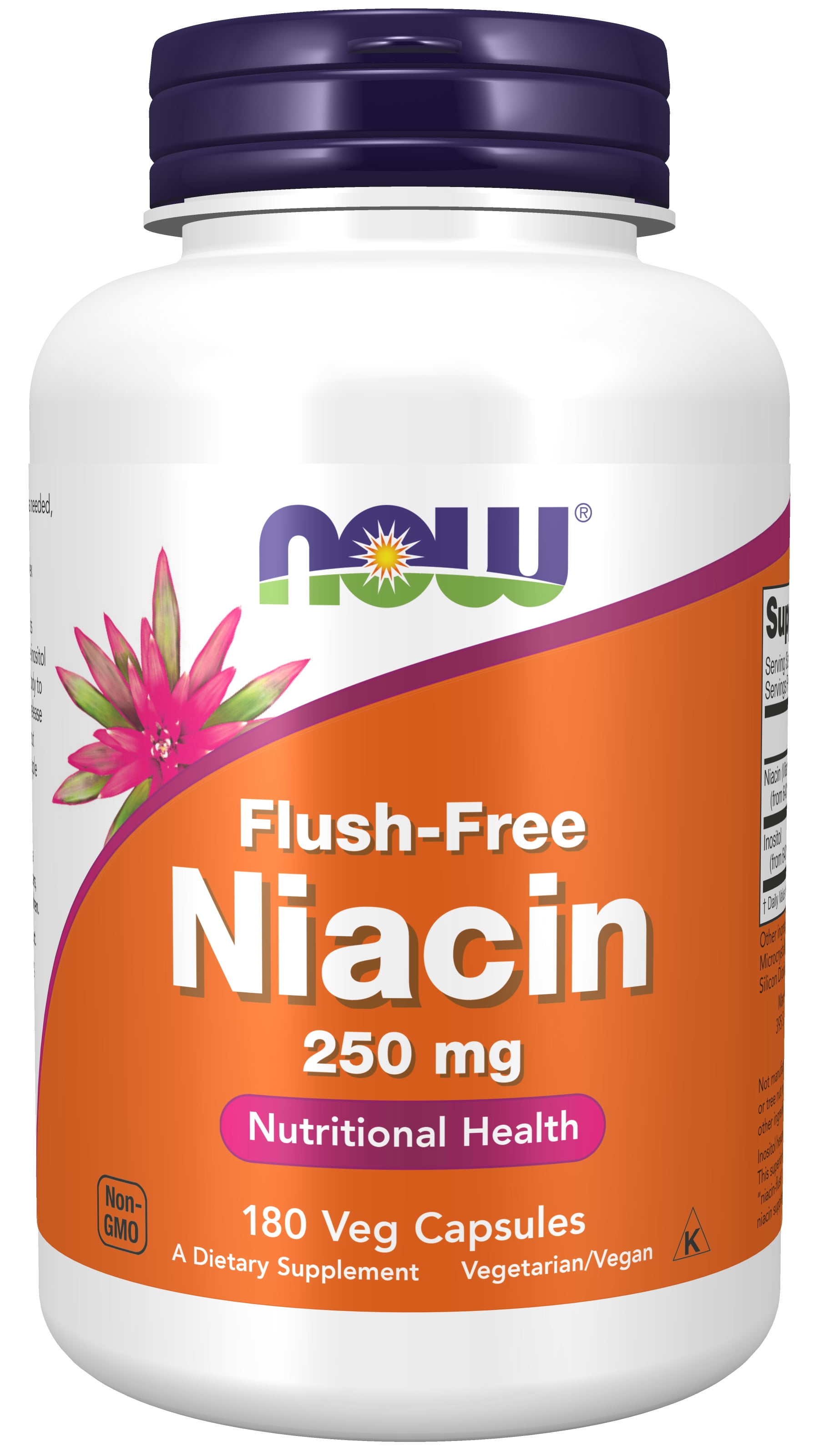 NOW Supplements, Niacin (Vitamin B-3) 250 mg, Flush-Free, Nutritional - Can Niacin Help Pass Drug Test