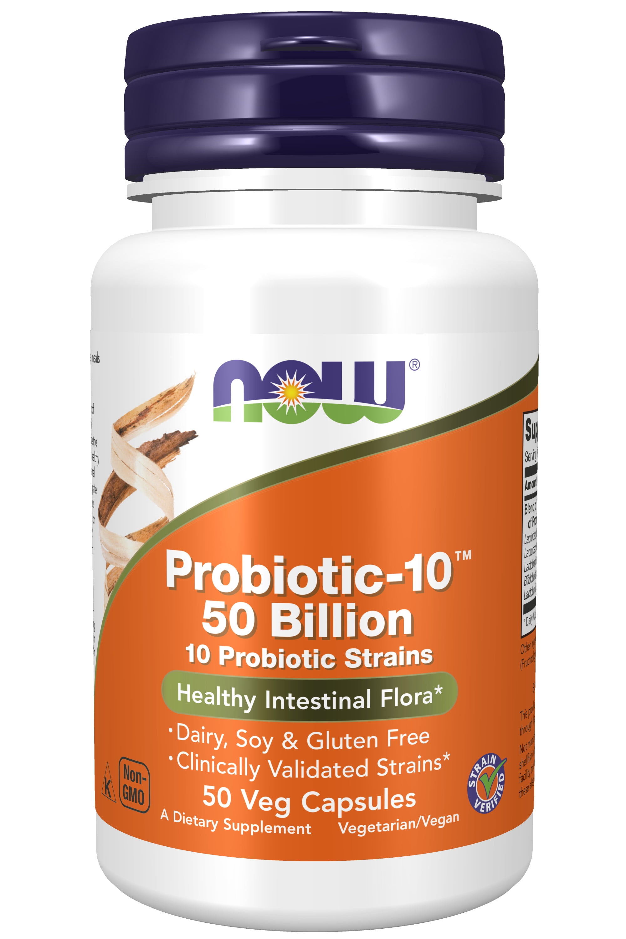 NOW Supplements, Probiotic-10™, 50 Billion, with 10 Probiotic Strains - How Probiotics Prevent Tooth Decay The Case Of Lactobacillus Paracasei
