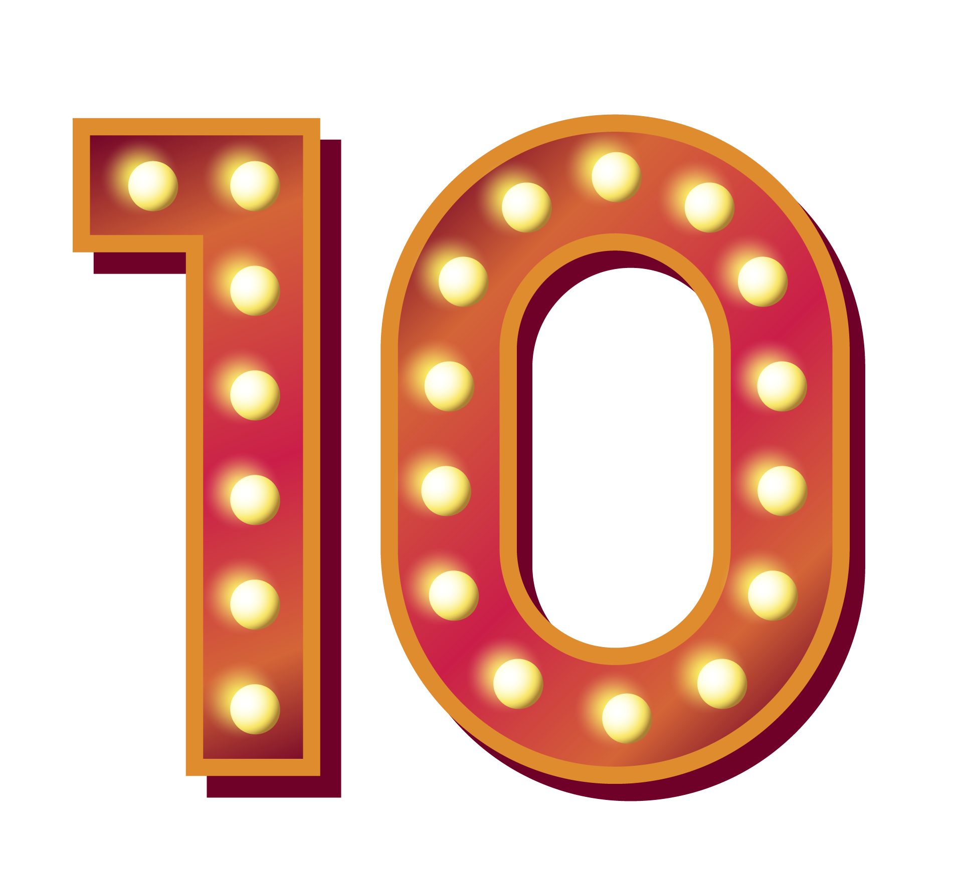 Number 10 Png - Ten Divided By The Product Of Four And Five