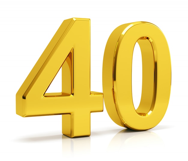 Número 40 | Foto Premium - 40 Years Of Fun Chuck E Cheese
