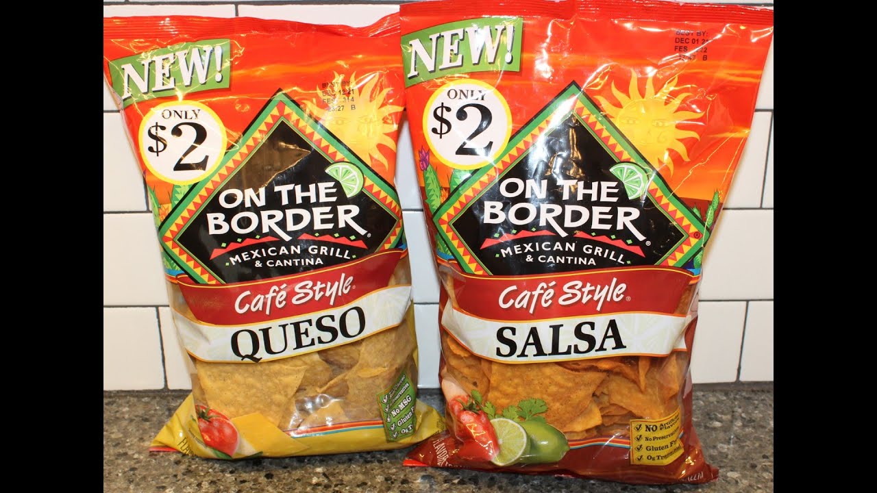 On The Border Mexican Grill & Cantina Café Style Tortilla Chips: Queso - On The Border Mexican Grill And Cantina Mesquite