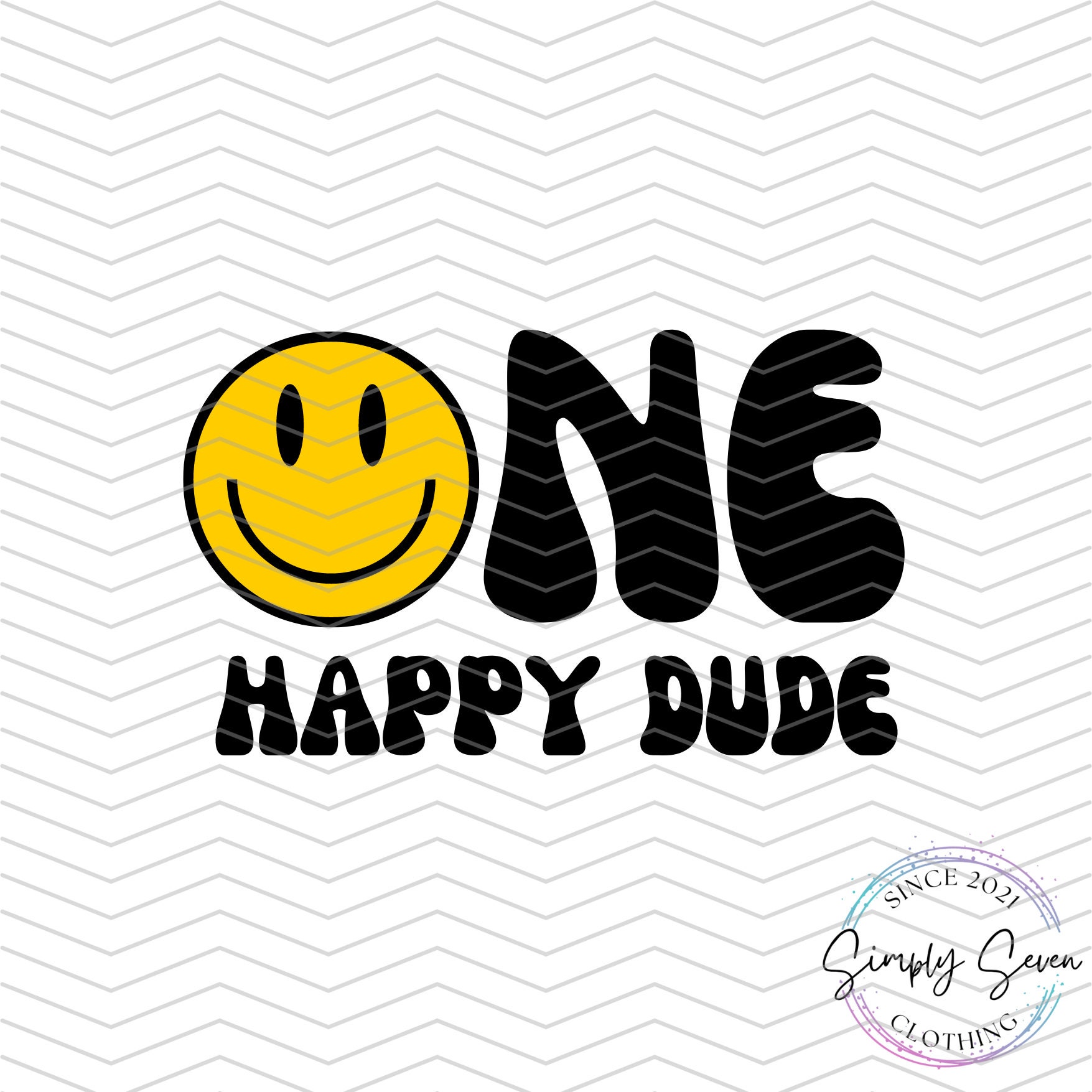 One Happy Dude 1st Birthday SVG First Birthday SVG One Year Old Boy SVG - One Twenty One Design And Build