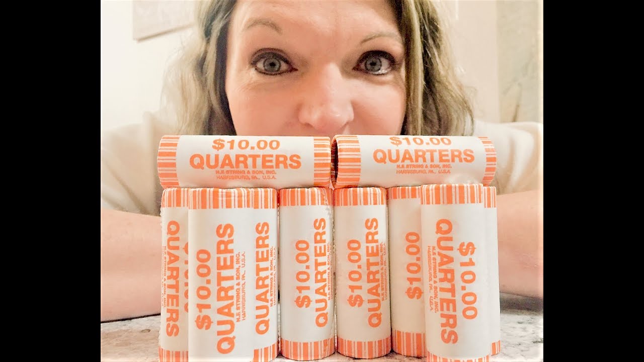 ONE HUNDRED DOLLARS in QUARTERS - YouTube - How Many Quarters In Ten Dollars