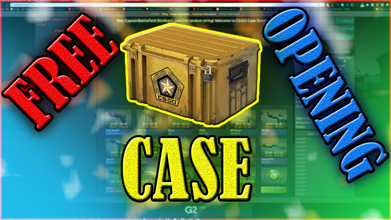 Opening CSGO Cases For Free!!!? - YouTube - How To Get Cases In Cs Go Free