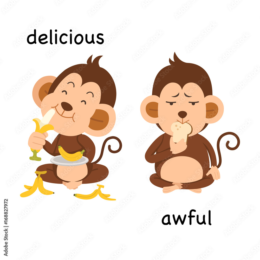Opposite delicious and awful illustration Stock Vector | Adobe Stock - Awful Lot Of Cough Syrup Puffer