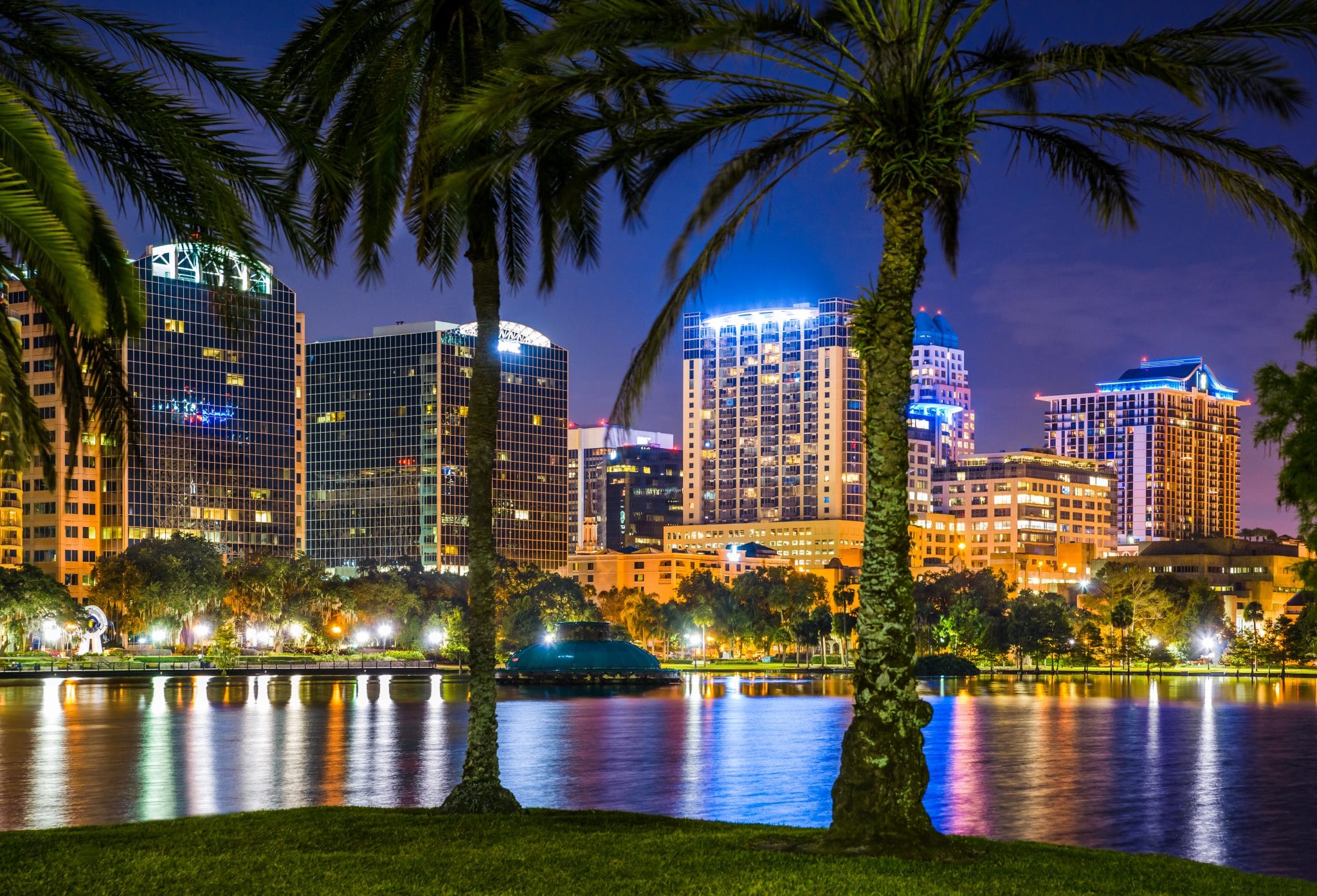 Orlando Florida, skyline, Lake Eola, cityscape, skyscrapers - Orlando Florida Ripley's Believe It Or Not