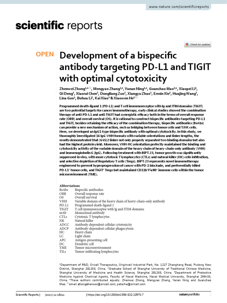 Bispecific Pd-1 Vegf Clinical Trial Active Recruiting