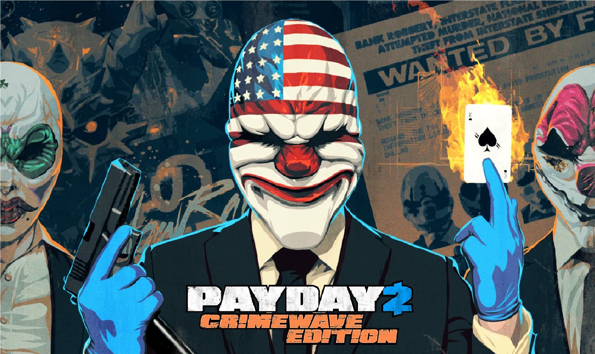Payday 2 HD Wallpaper featuring Clover, Hoxton, and Dallas - Payday Loans Online Same Day $255 Instant Approval