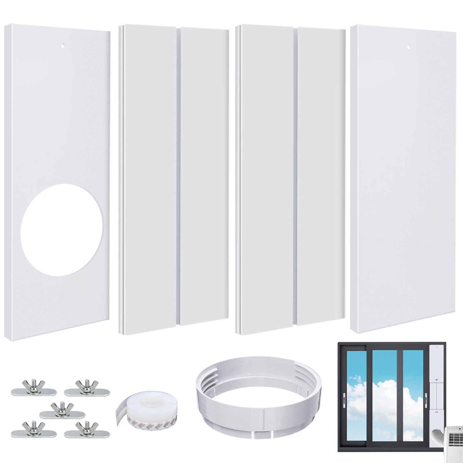 Portable Air Conditioner Window Kit Universal Portable AC Window Kit - Portable Ac Kit For Sliding Door