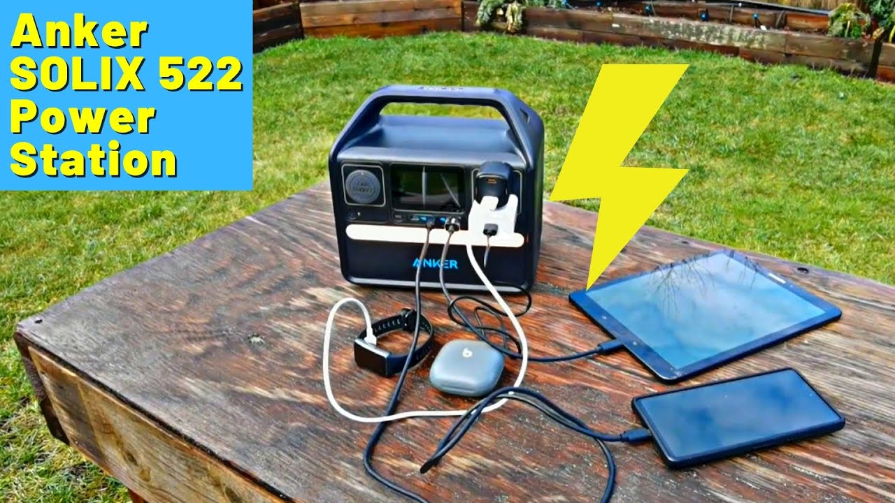Anker Solix F1500 And 522 Solar Generator Kit
