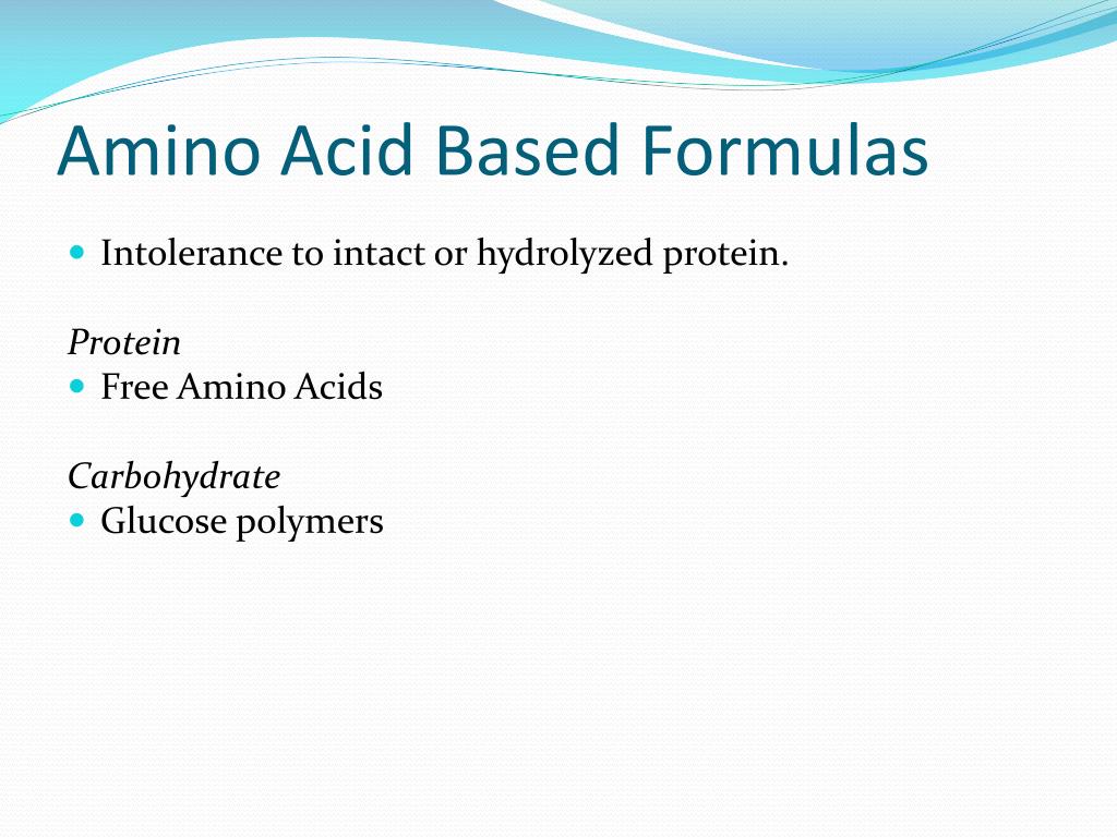 PPT - Infant Formula PowerPoint Presentation, free download - ID:6598306 - What Is Amino Acid Based Formula