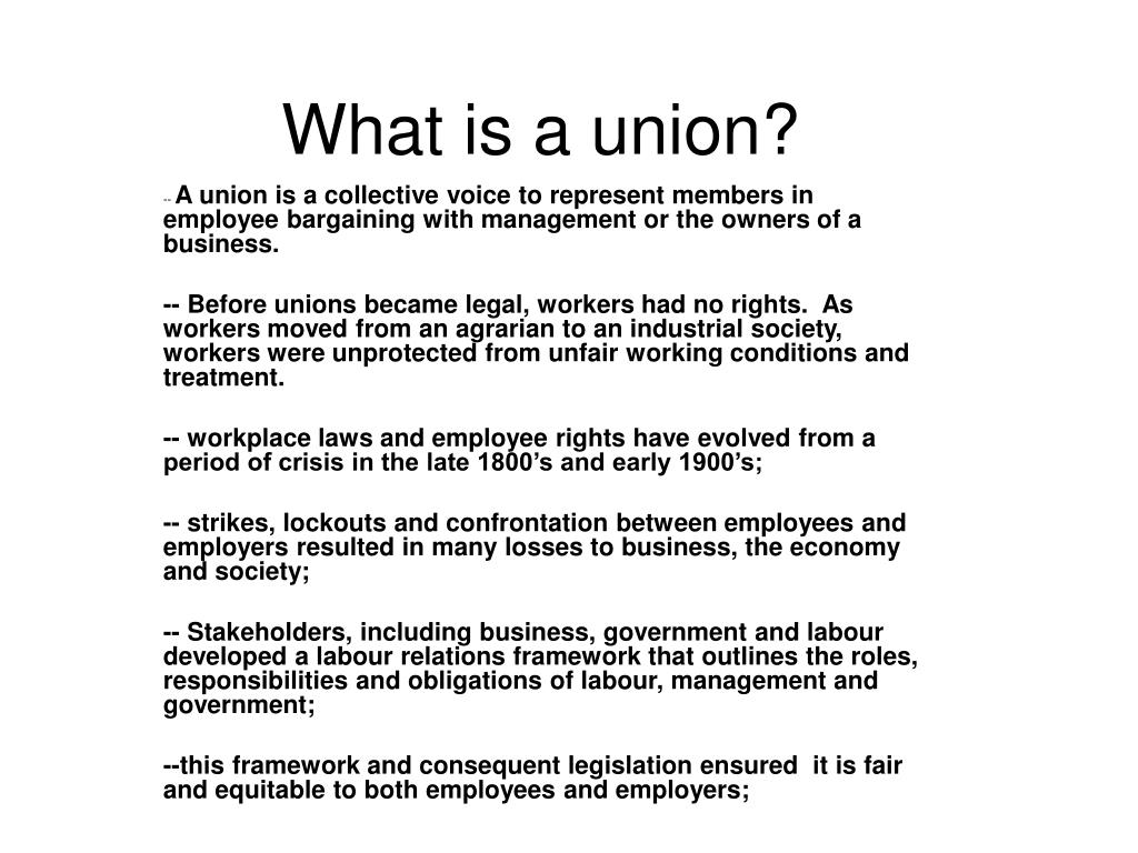 PPT - What is a union? PowerPoint Presentation, free download - ID:1751475 - Union Corrugating - Cornerstone Building Brands