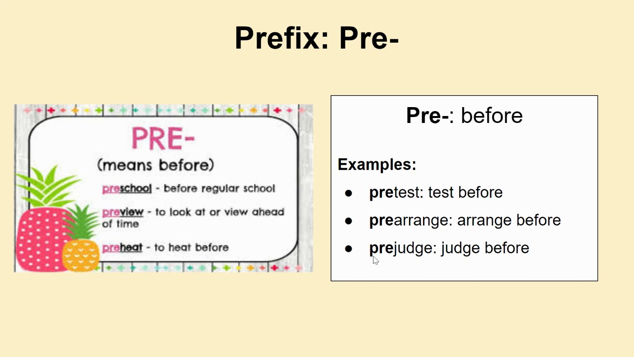 Prefix: Pre- - YouTube - Pre And Post Workout Supplements Reddit Run