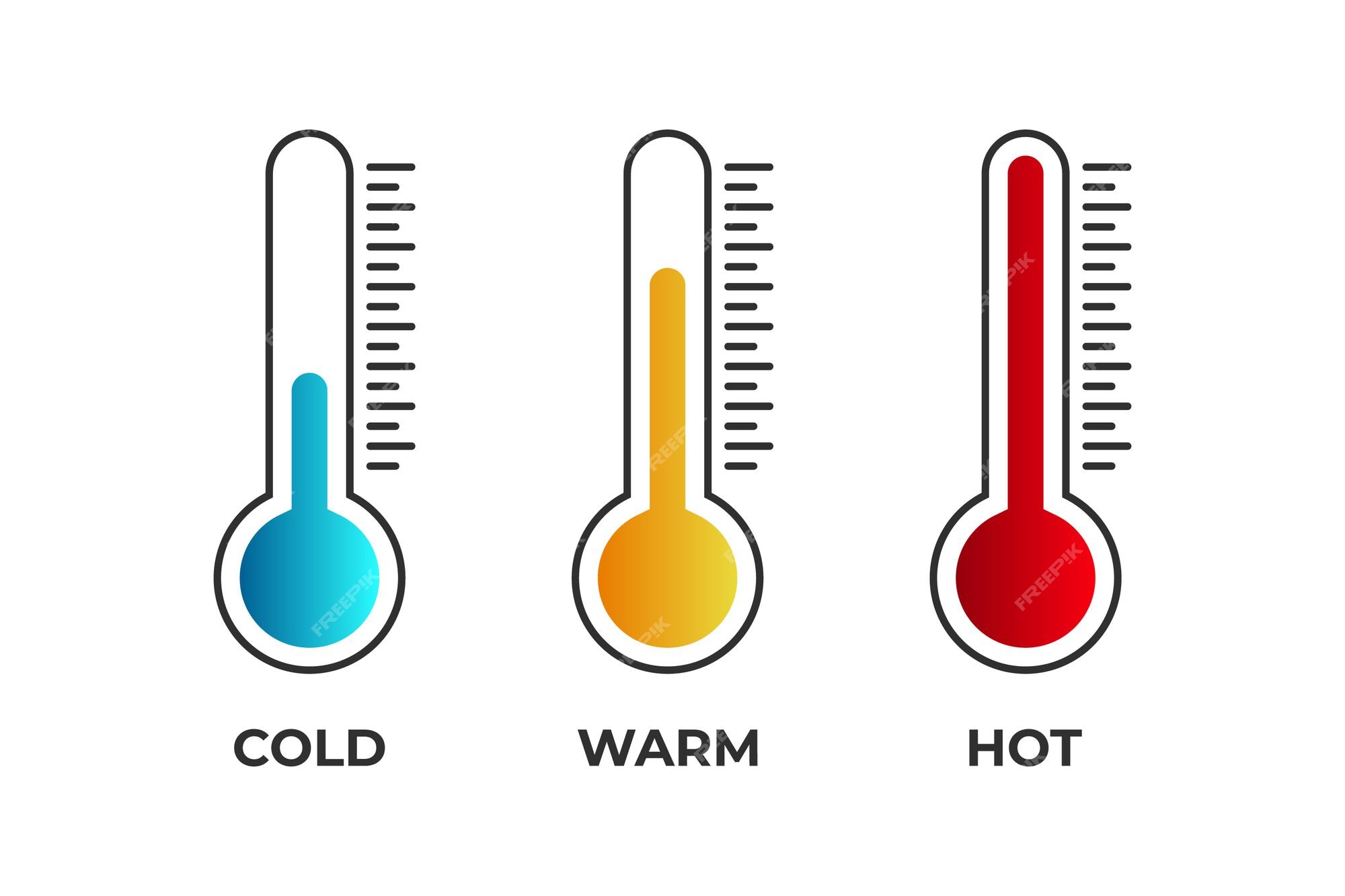 Premium Vector | Cold warm hot measurement thermometer scale - Temperature In San Juan Puerto Rico In February