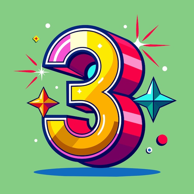 Premium Vector | Three number or number 3 3d - 3. Burstiq's Patent Application For Mobile Cryptocurrency Wallet