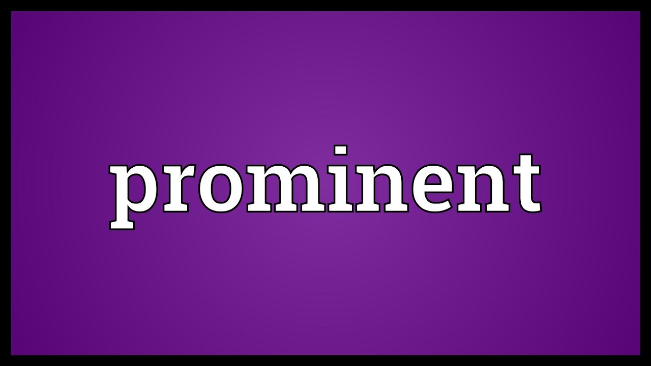Prominent Meaning - YouTube - Prominent Home Builders In The Year 2000 In Sacramento Area