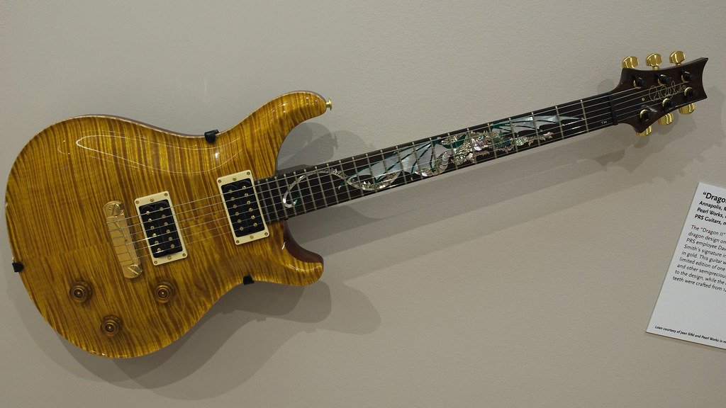 PRS "Dragon II" electric guitar, 1993; Pearl Works (inlay)… | Flickr - Prs Guitar With A Dragon Inlay
