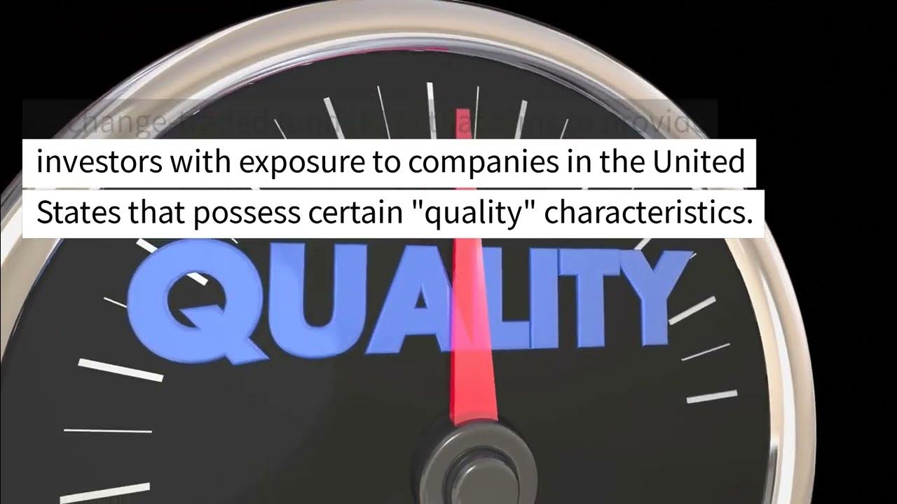 QUAL ETF - iShares MSCI USA Quality Factor ETF: #QUAL $QUAL - YouTube - Ishares Msci Usa Value Factor Etf