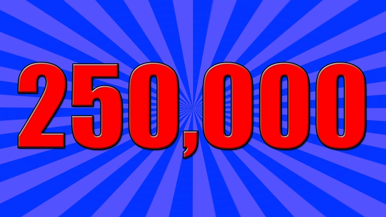 Quarter million... - YouTube - How Much Is Quarter Of A Million