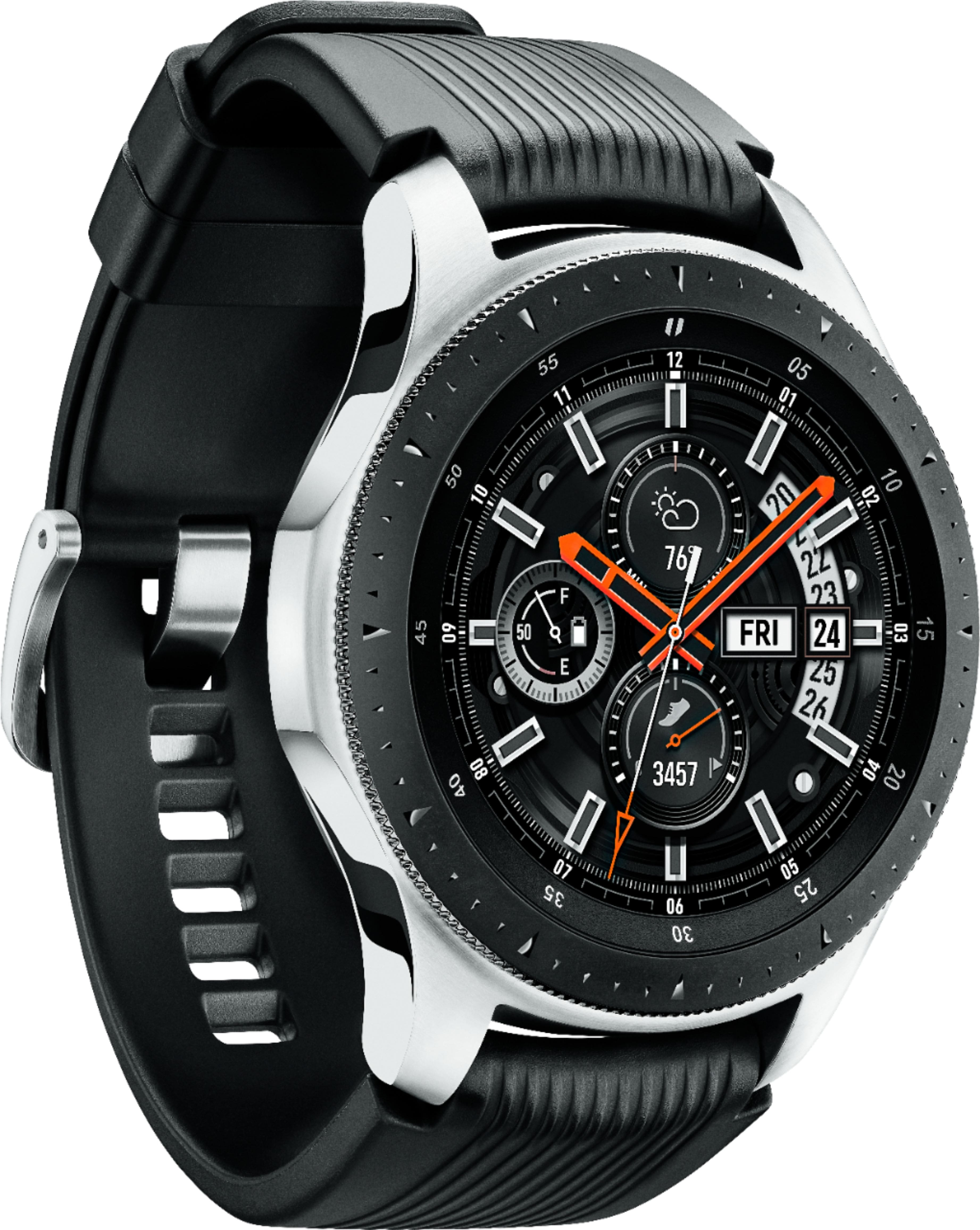 Questions and Answers: Samsung Galaxy Watch Smartwatch 46mm Stainless - How To Watch Rf Channels On Tv