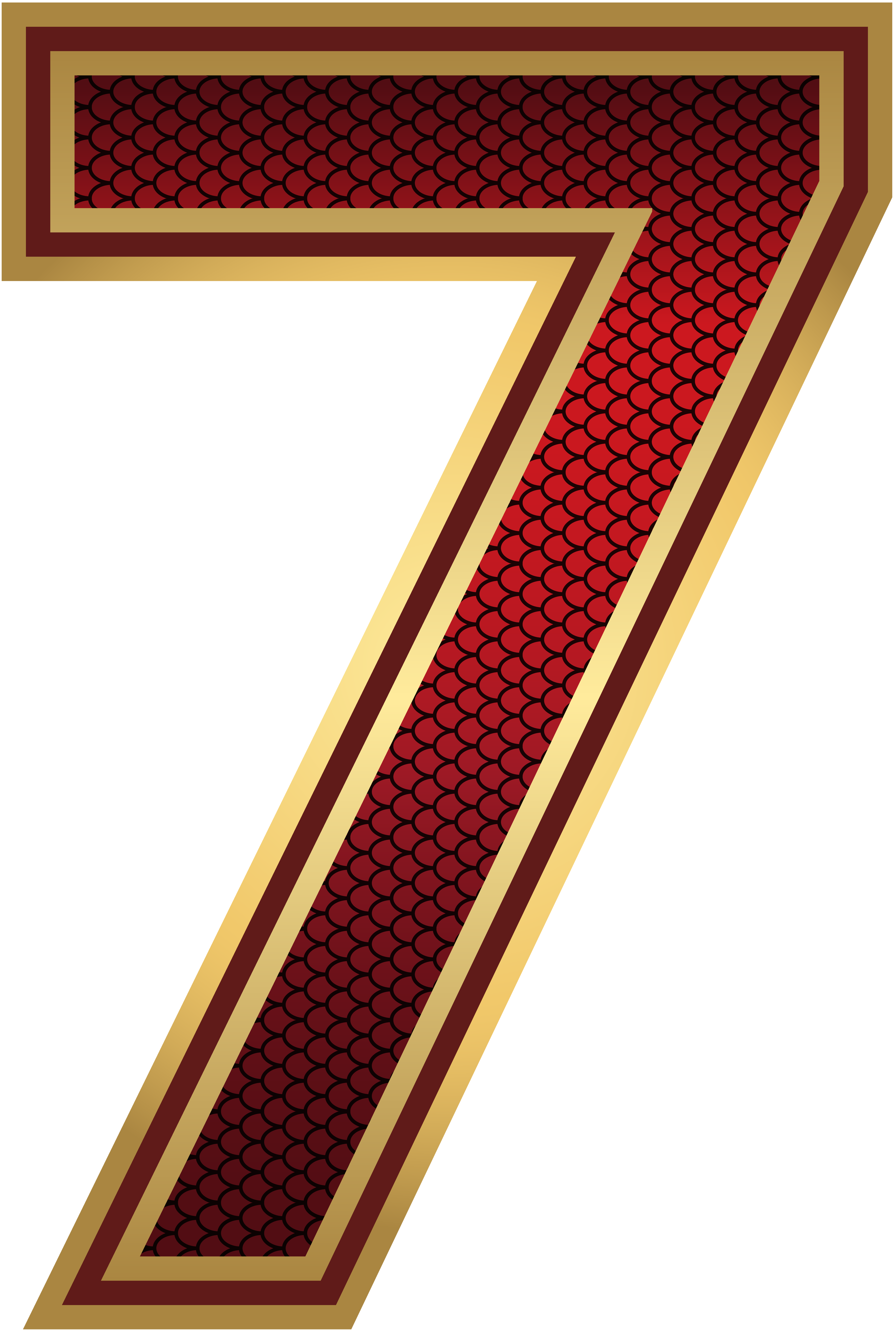 Red and Gold Number Seven PNG Image - 7 Countries Where It's Ridiculously Easy To Buy Real Estate