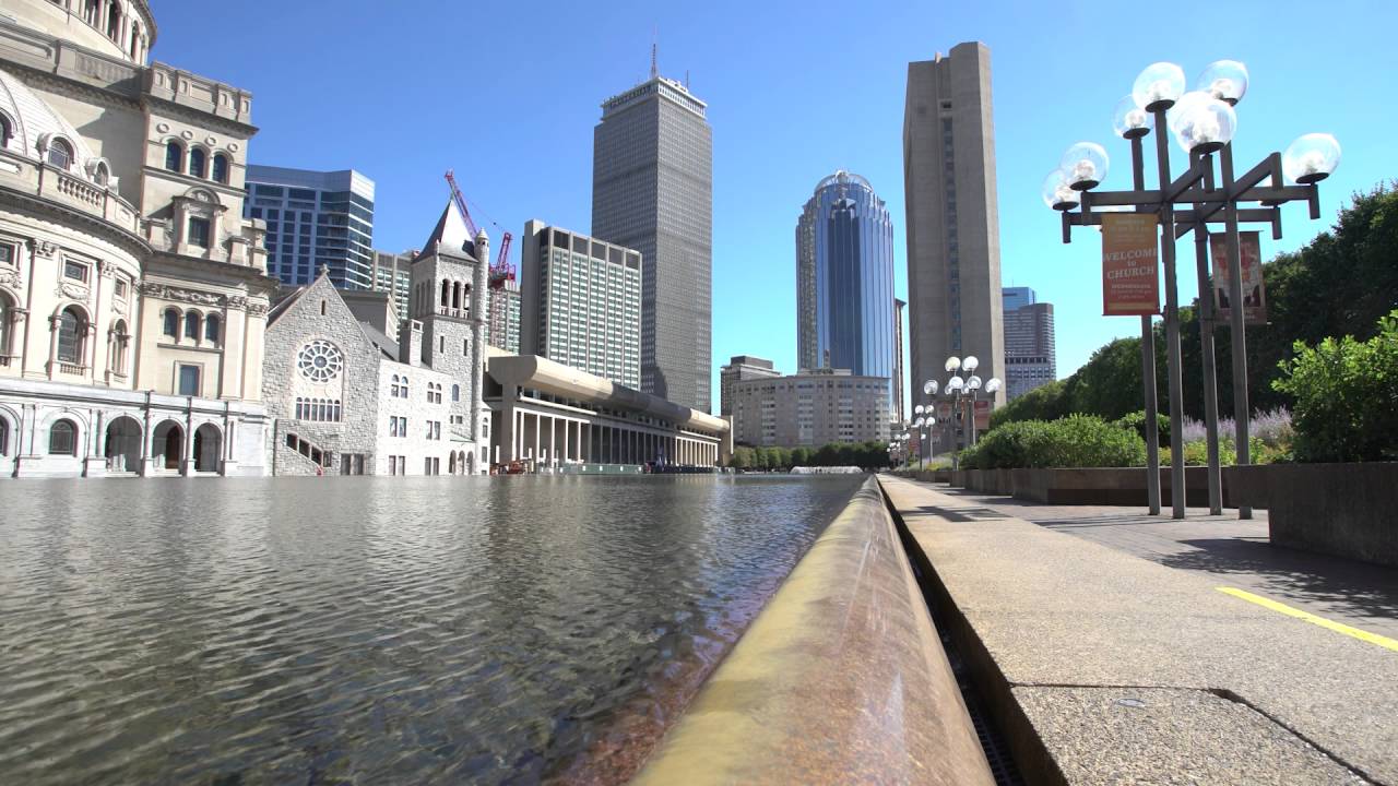 Reflecting Pool At The Christian Science Plaza
