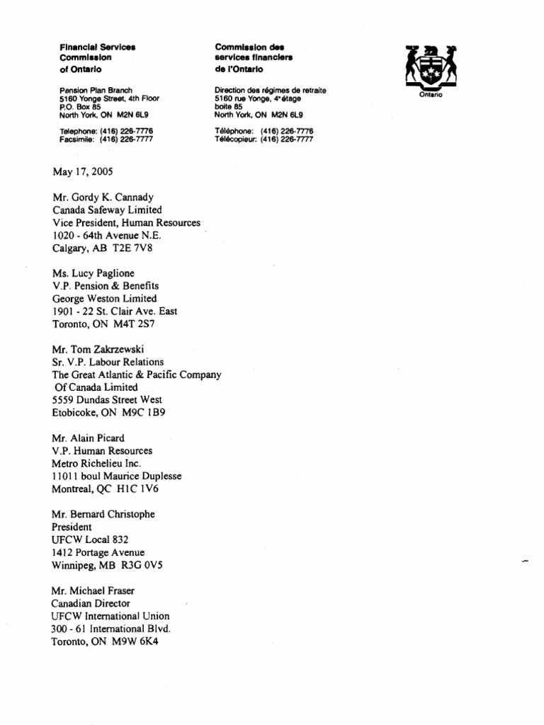 United Food And Commercial Workers Pension Fund