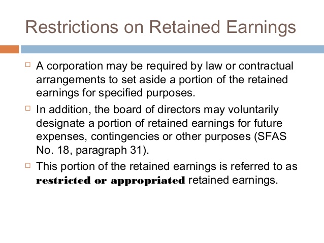 Retained Earnings Definition & Example | Simple-Accounting - Retained Earnings Is Decreased By All Of The Following Except