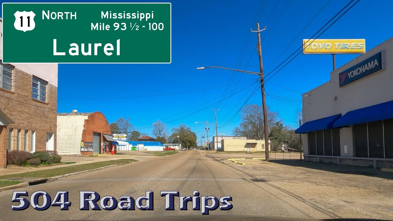 Road Trip #864 - US-11 N - Mississippi Mile 93.5-100 - Laurel - YouTube - How Far Is Laurel Mississippi From New Orleans