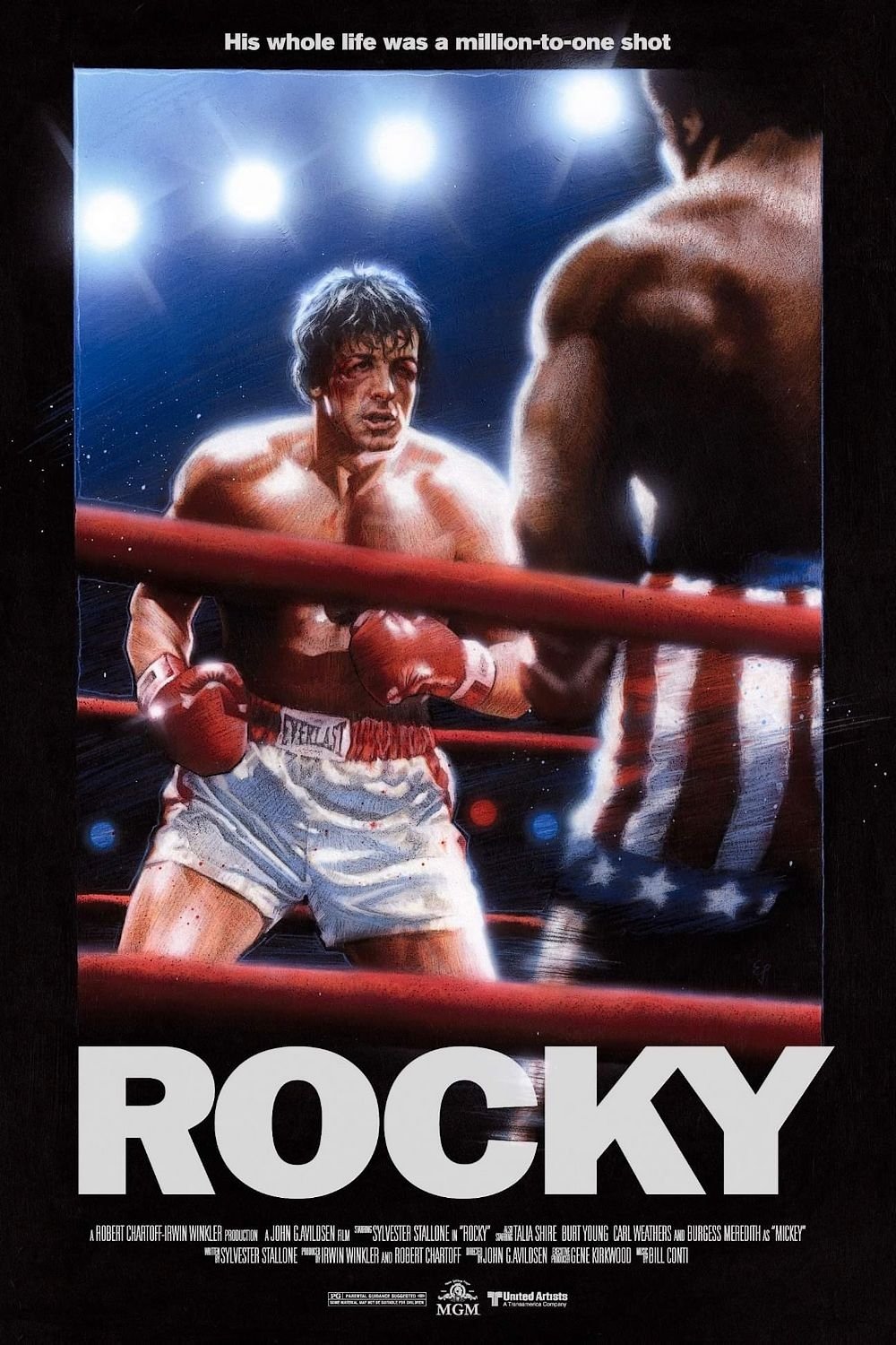 Rocky Movie Poster - Rocky Mountain Chocolate Factory Colorado Springs Co