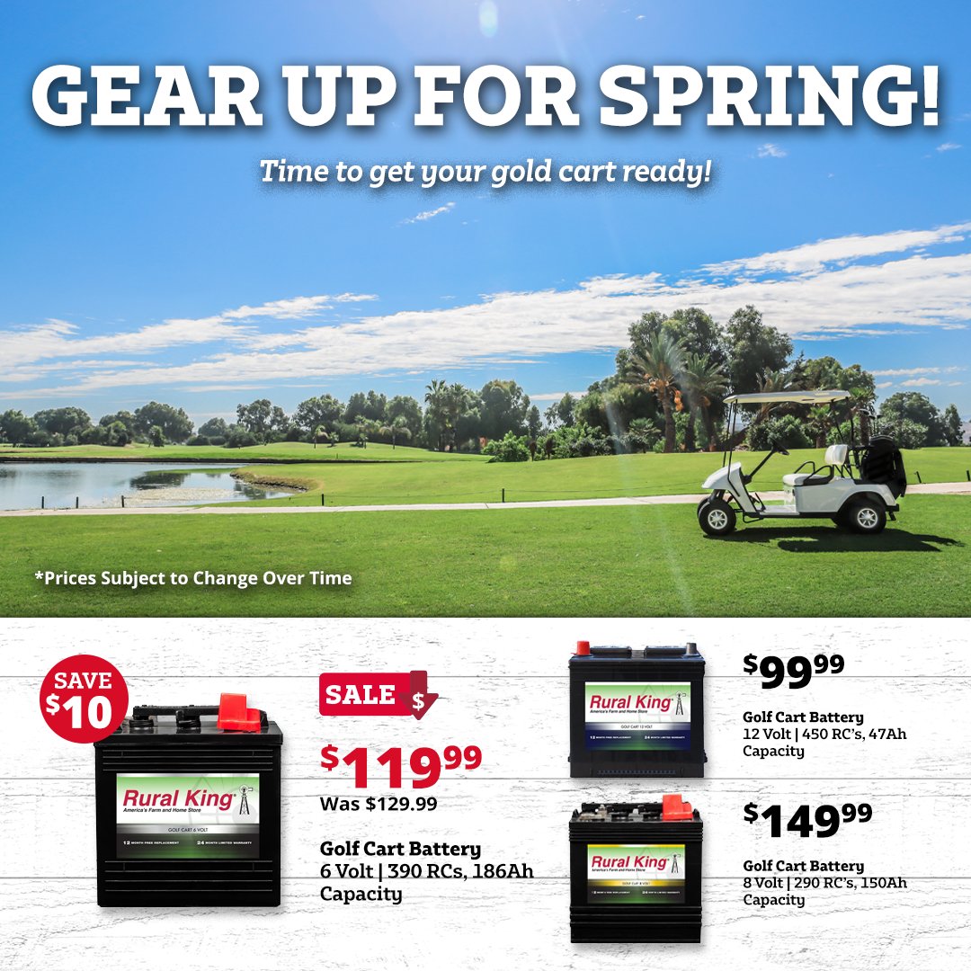 Golf Cart Batteries At Rural King