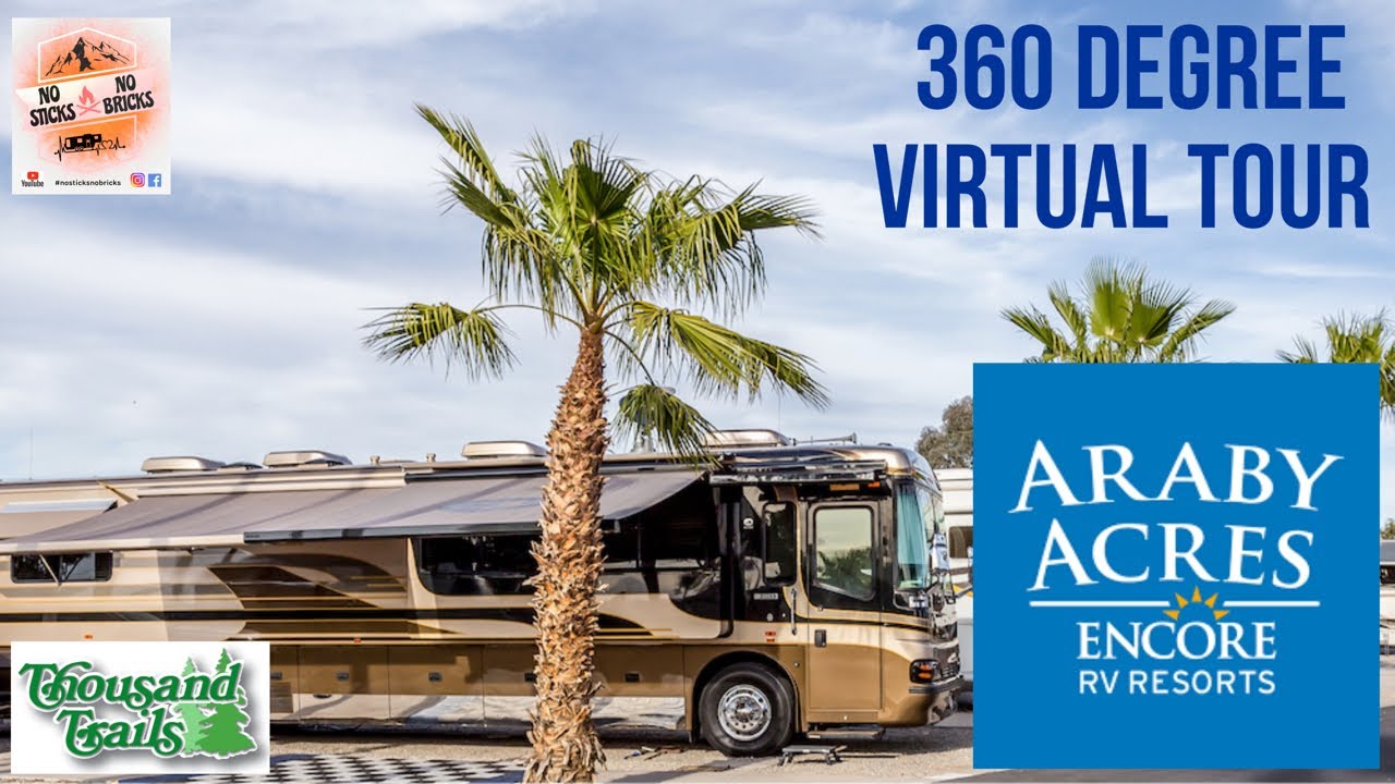 RV Park 360° Virtual Tour - Araby Acres Encore Park Yuma, AZ - Fulltime - Araby Acres Rv Resort Yuma Az Usa