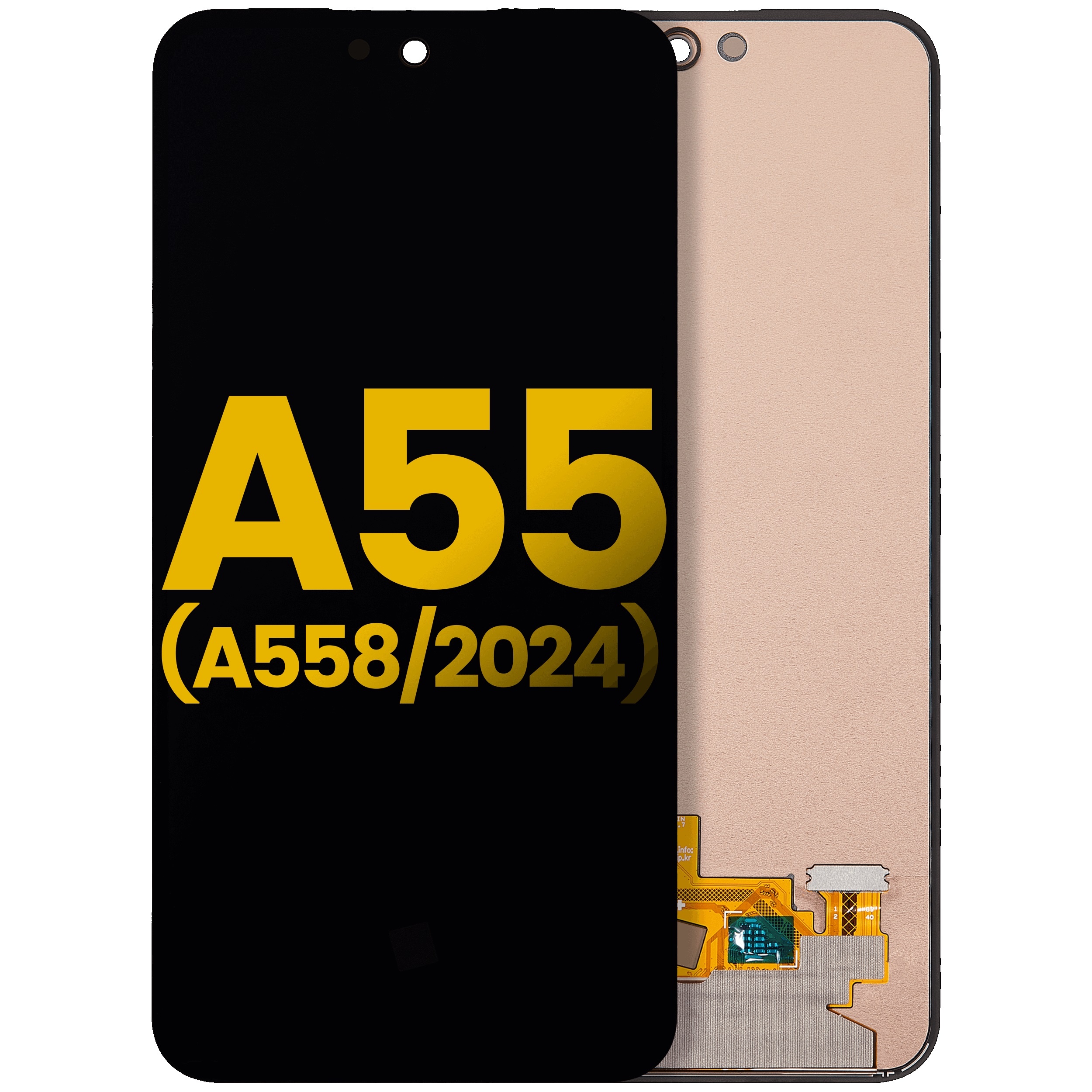 Samsung Galaxy A55 (SM-A556) service pack LCD Display Assembly No Frame - Service Engine Soon Light On Bmw