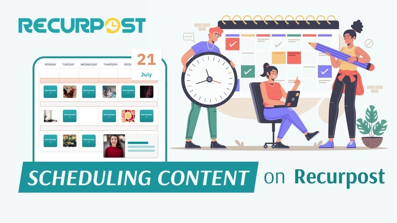 Scheduling Content on RecurPost - YouTube - Recurpost Free Social Media Management Tools