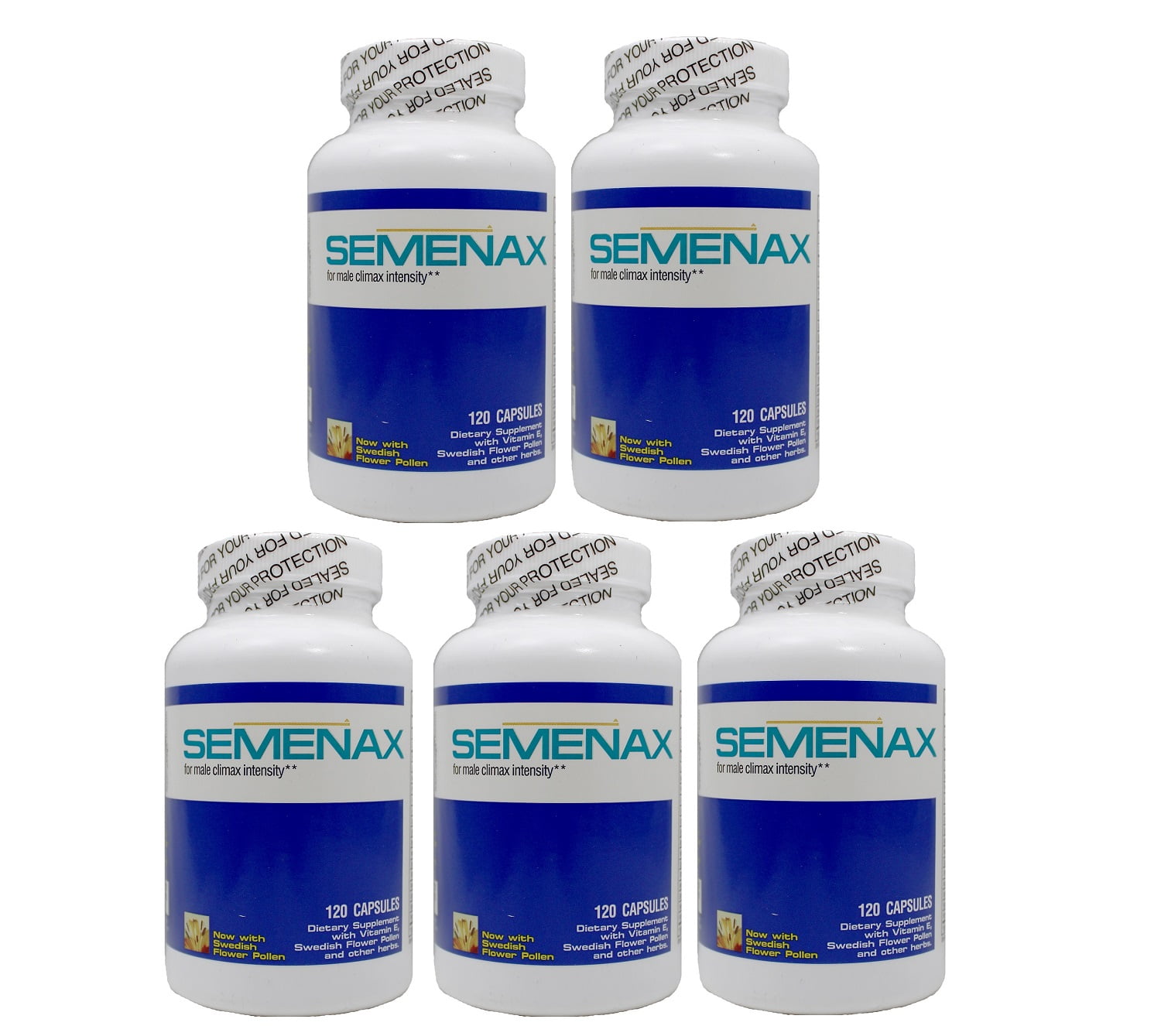 Semenax Volume and Intensity Enhancer 120ct - 5 bottles (600ct - Semenax Volume And Intensity Enhancer 120ct