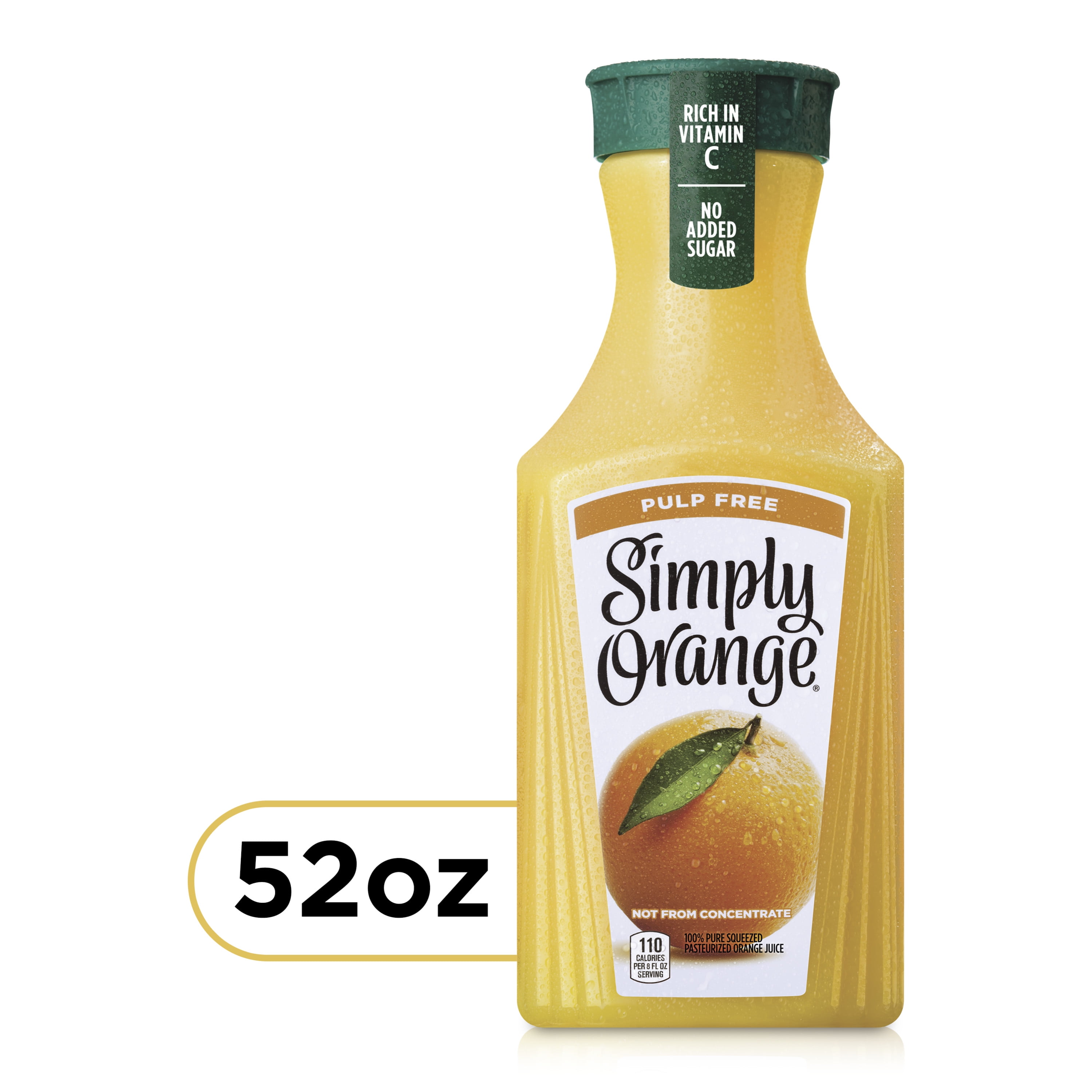 Simply Non GMO Orange Juice No Pulp, 52 fl oz Bottle - Walmart.com - Simply Conserve Air Purifier Filter Replacement