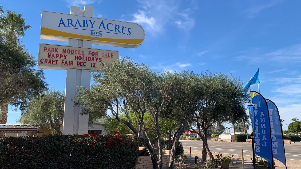 Araby Acres Rv Resort Yuma Az Usa